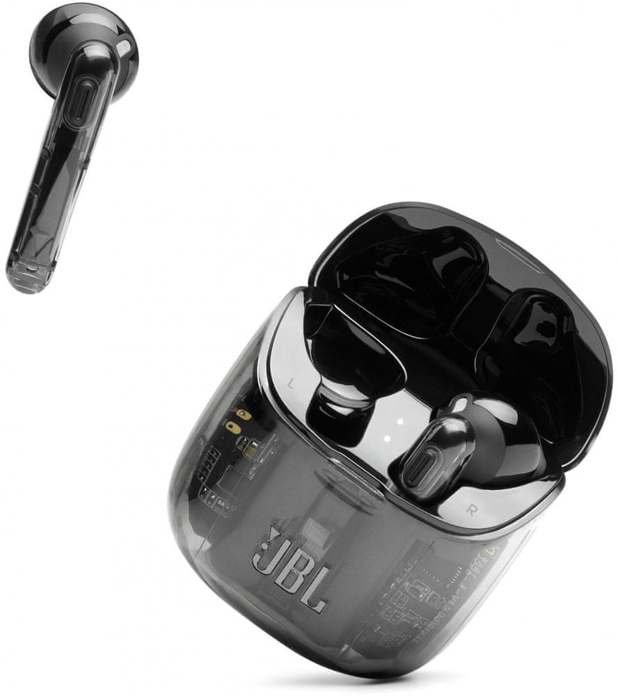 JBL Tune 225TWS průhledná černá - Obrázek 2