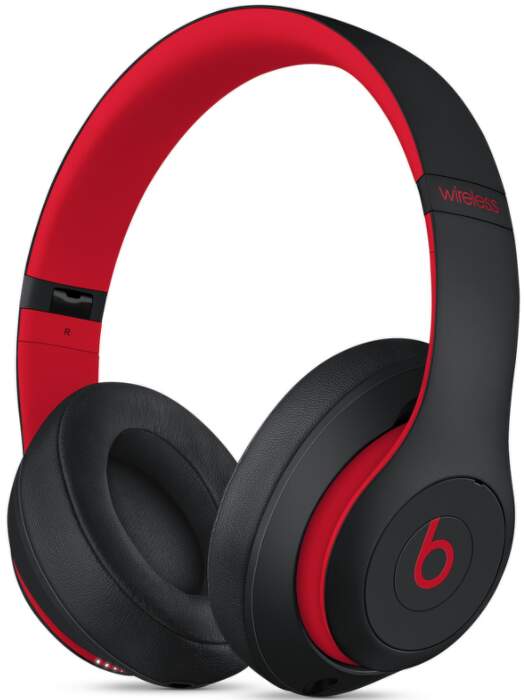 Beats Studio3 Wireless, černá/červená