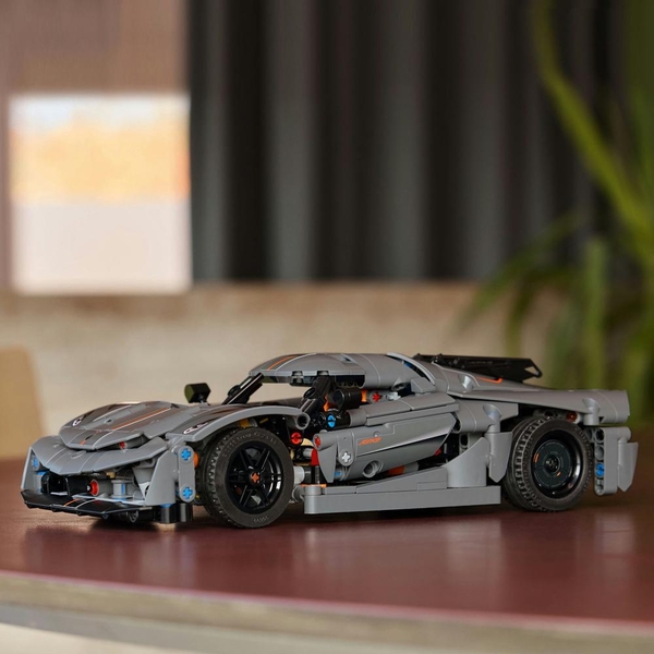 LEGO® Technic 42173 Šedé hyperauto Koenigsegg Jesko Absolut - Obrázek 4