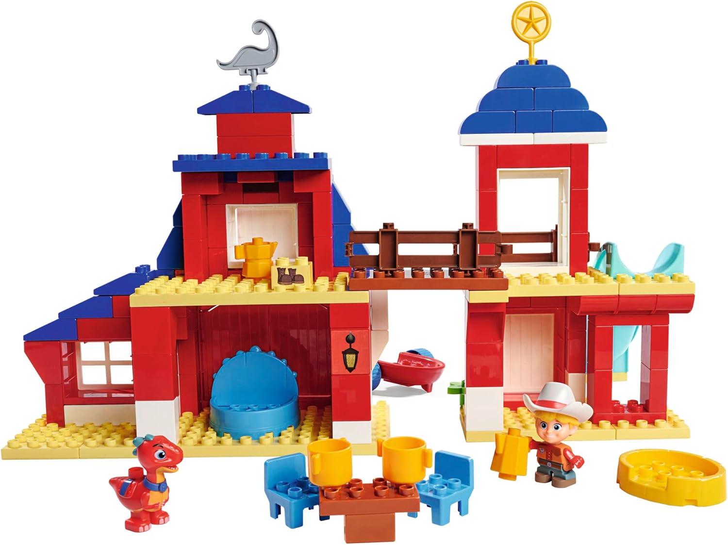 PlayBig Bloxx BIG Stavebnice Dino Ranch Clubhouse - Obrázek 3