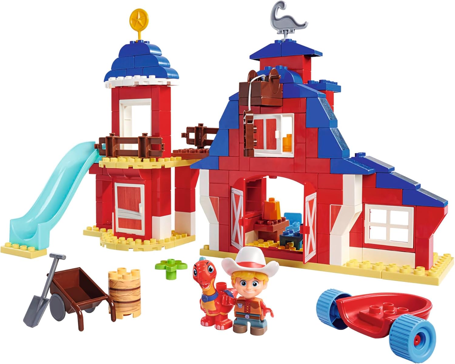 PlayBig Bloxx BIG Stavebnice Dino Ranch Clubhouse - Obrázek 6