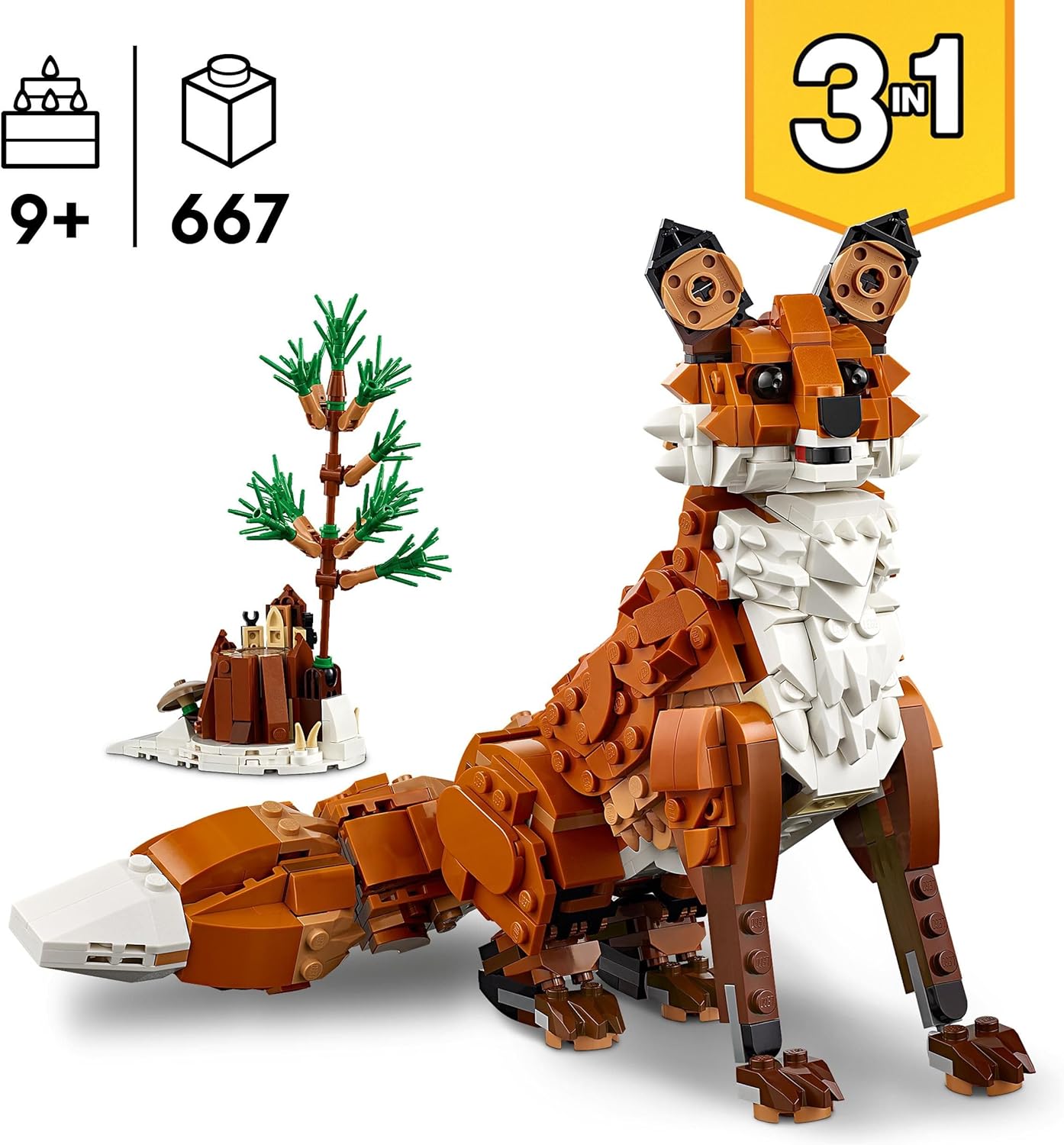 LEGO® Creator 31154 Zvířátka z lesa: Liška obecná - Obrázek 7