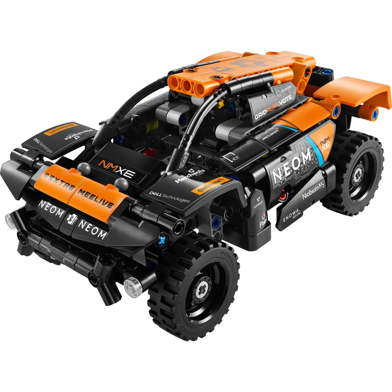LEGO Technic 42166 Neom McLaren Extreme E Race Car (POMAČKANÁ KRABICE) - Obrázek 10