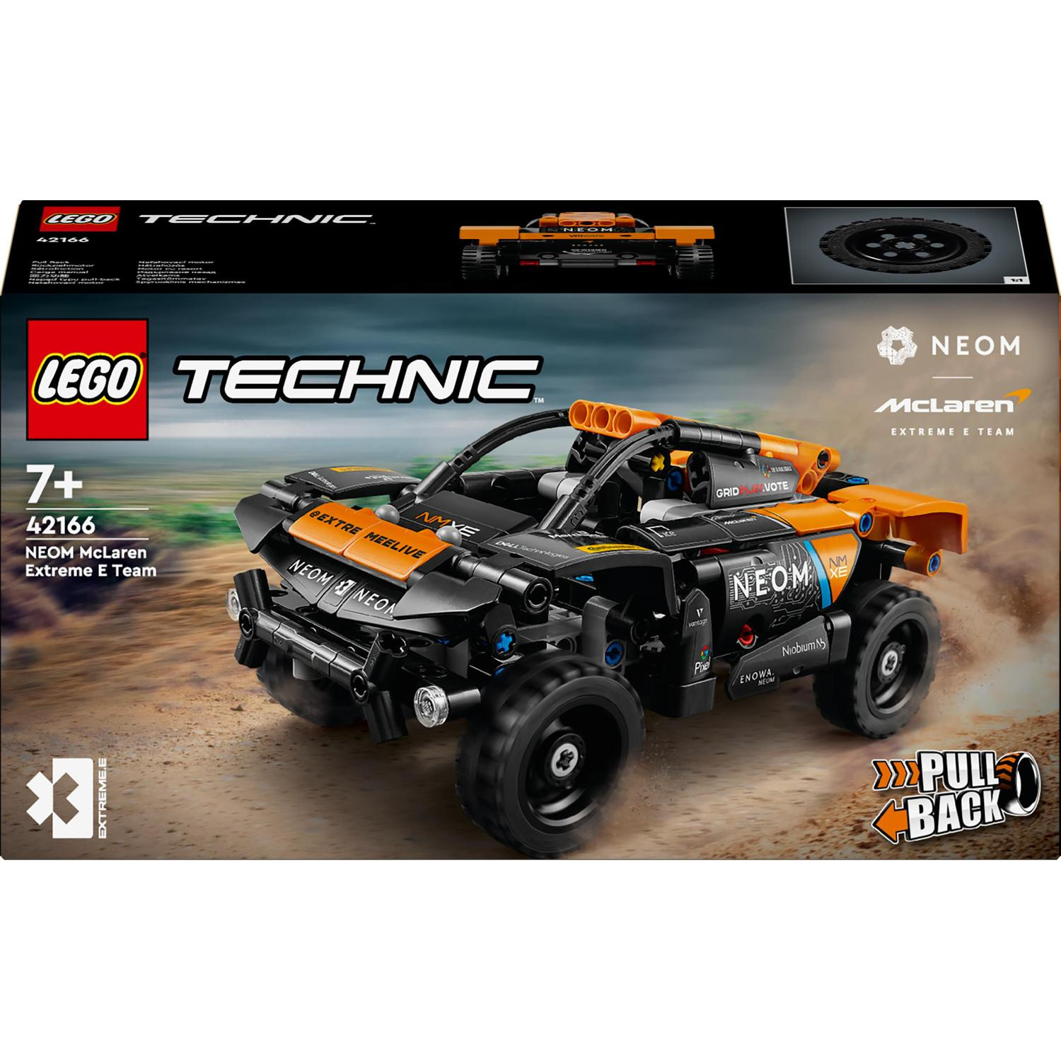 LEGO Technic 42166 Neom McLaren Extreme E Race Car (POMAČKANÁ KRABICE) - Obrázek 3