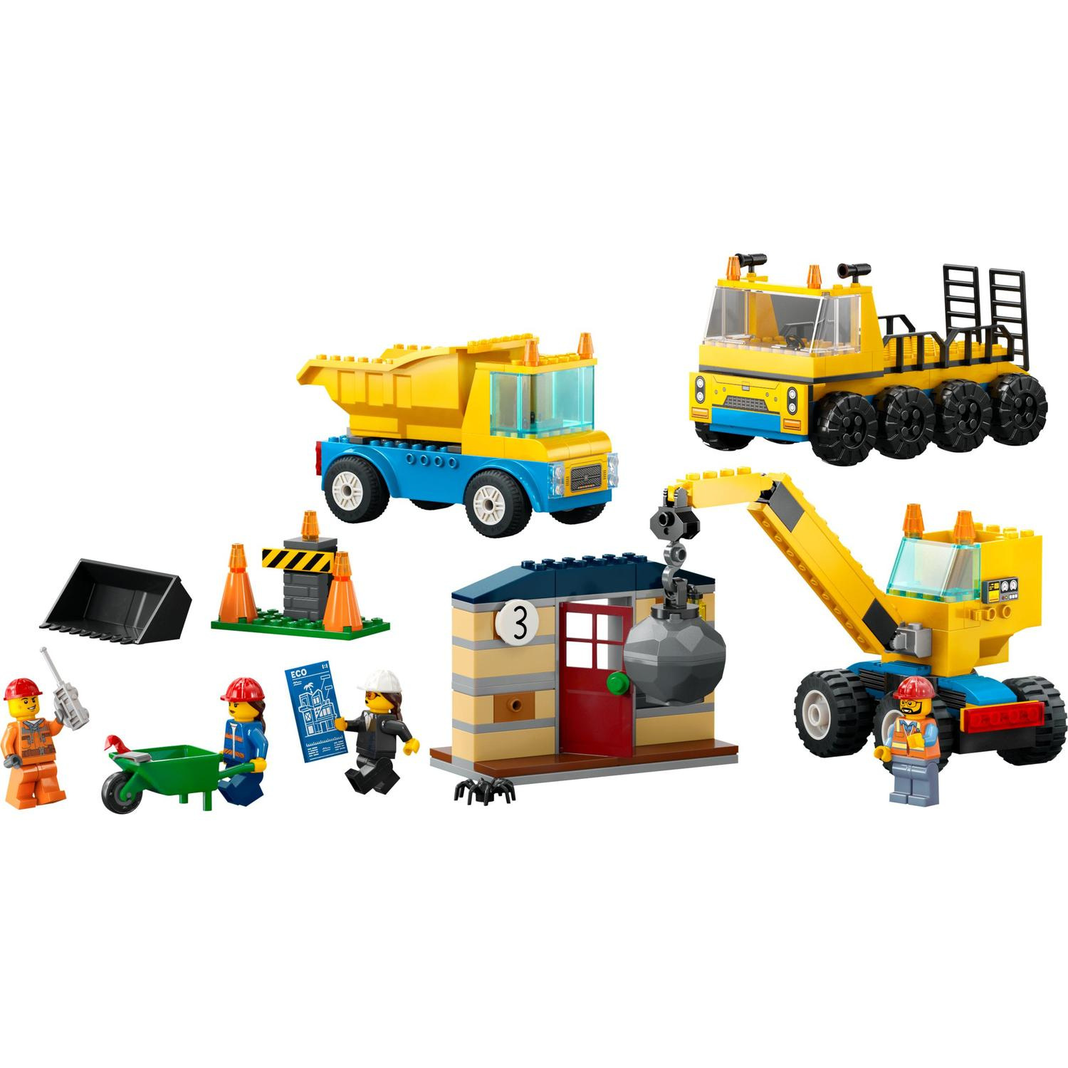 LEGO® City 60391 Vozidla ze stavby a demoliční koule (POŠKOZENÝ OBAL) - Obrázek 2