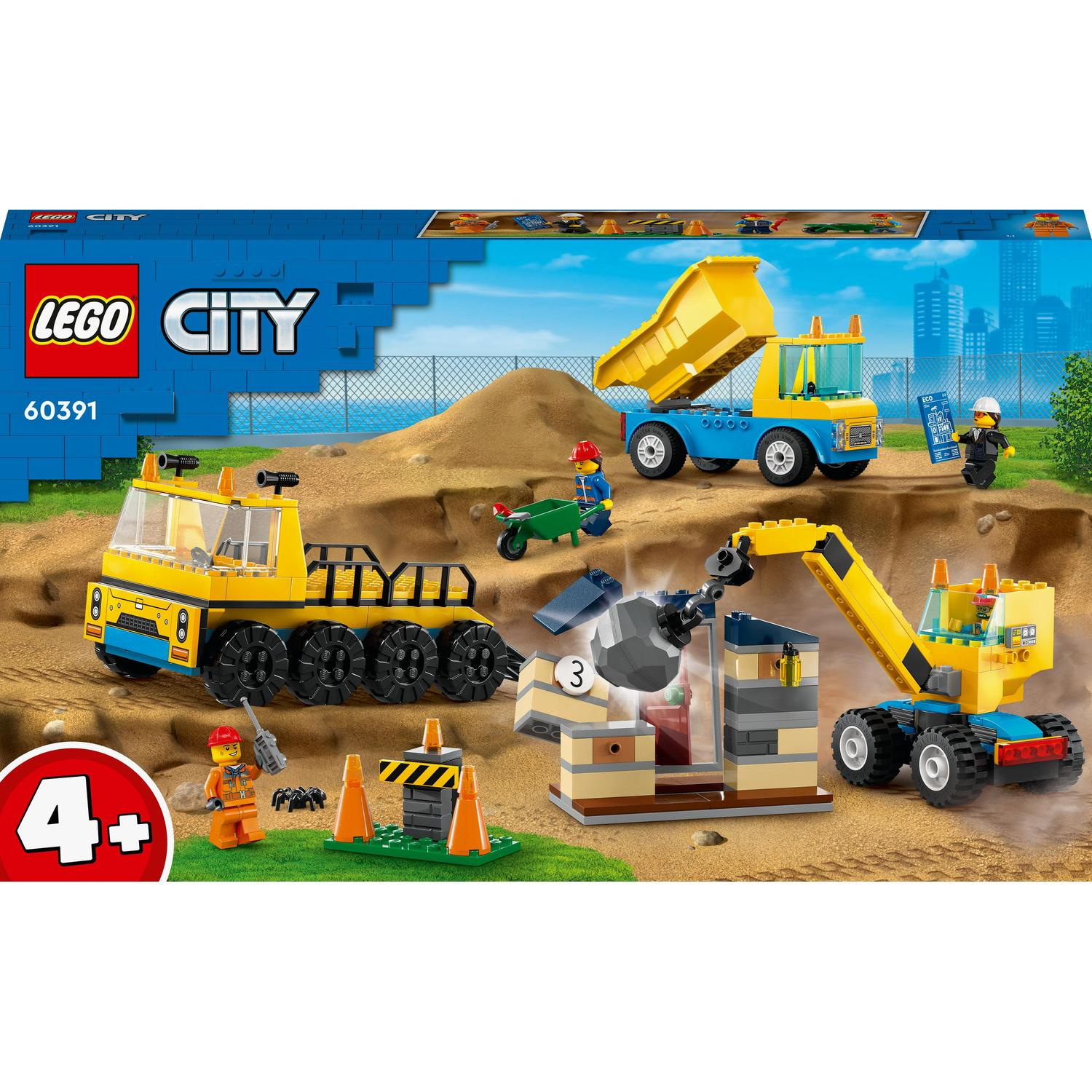 LEGO® City 60391 Vozidla ze stavby a demoliční koule (POŠKOZENÝ OBAL) - Obrázek 9