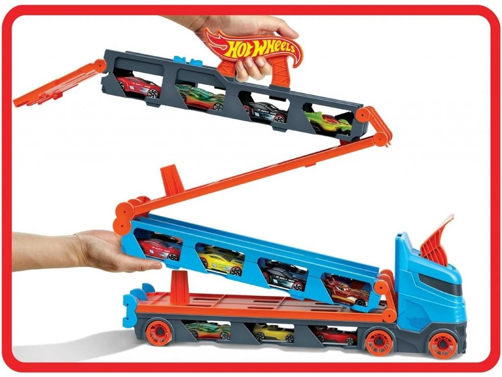 Mattel Hot Wheels GVG37 (HGH33) Nadupaný tahač - Obrázek 4