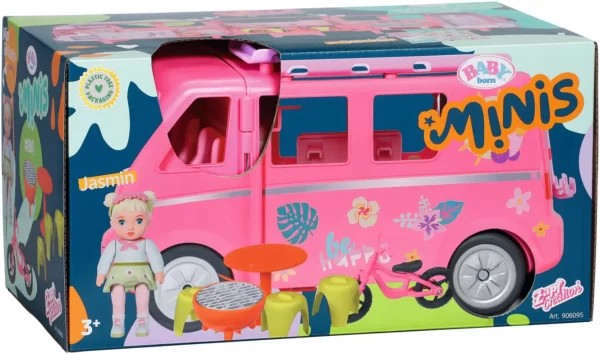 BABY born Minis Sada s kempovacím autem a panenkou