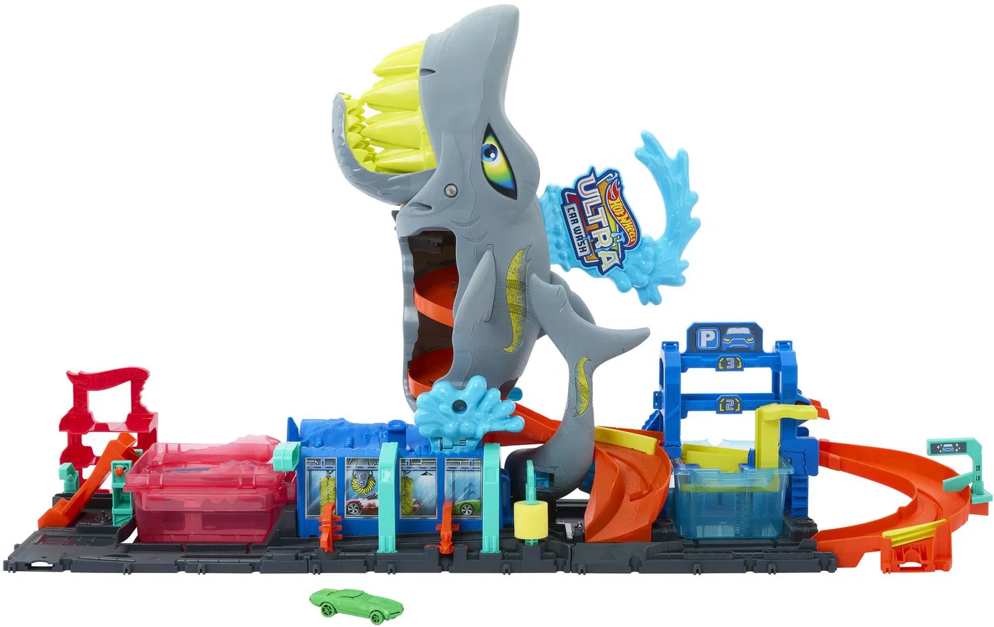 Hot Wheels City color reveal automyčka se žralokem HTN82 - Obrázek 2