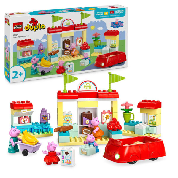 LEGO® DUPLO 10434 Prasátko Peppa a supermarket