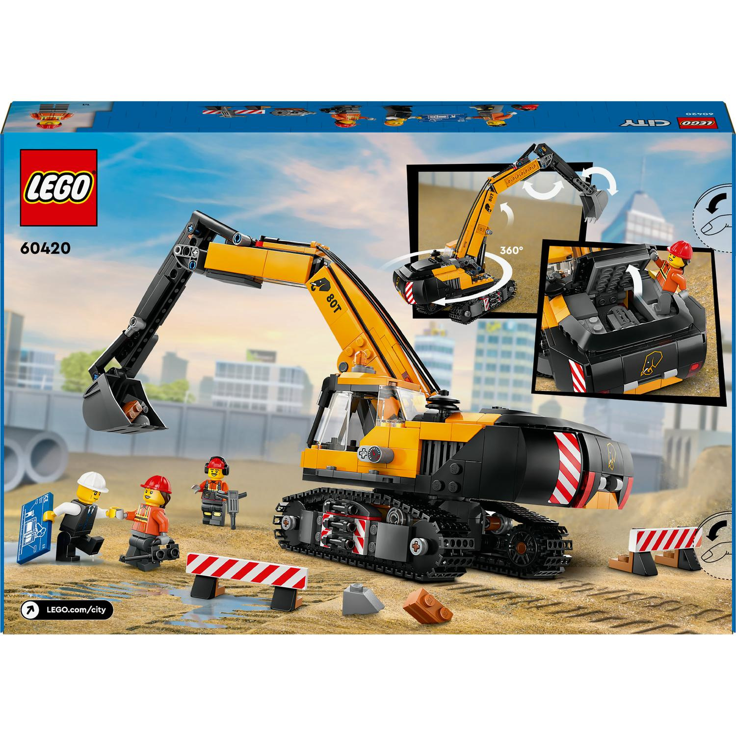 LEGO® City 60420 Žlutý bagr - Obrázek 10