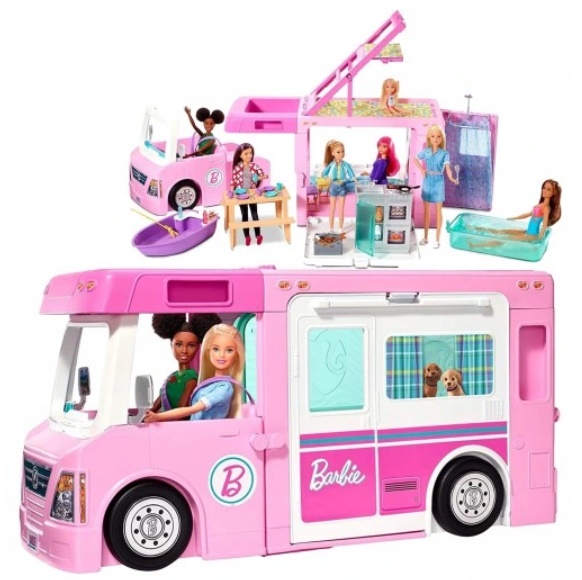 Mattel Barbie Karavan 3v1 Super-Camper GHL93