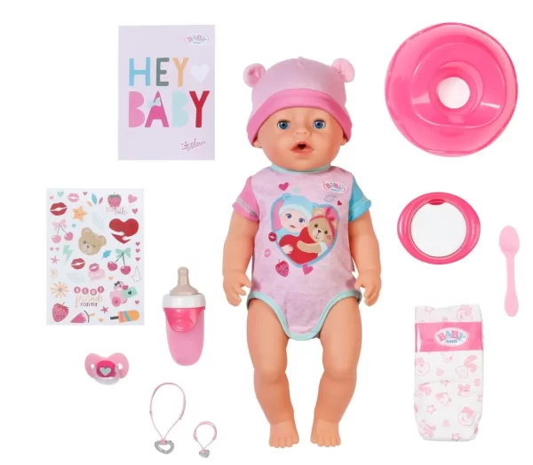 BABY born s kouzelným dudlíkem, holčička, 43 cm – Emma