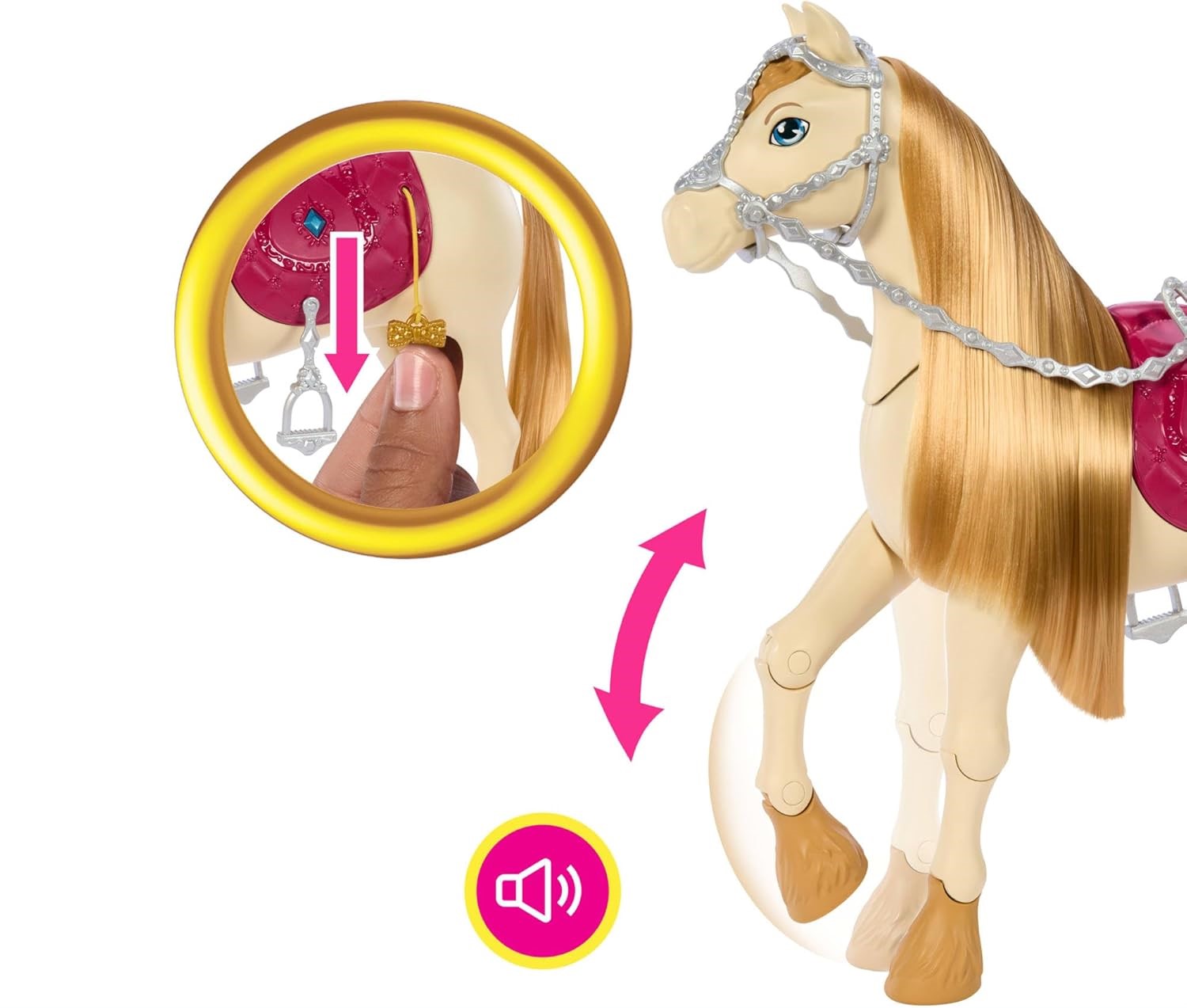 Mattel Barbie HXJ42 Tančící kůň se zvuky - Obrázek 2