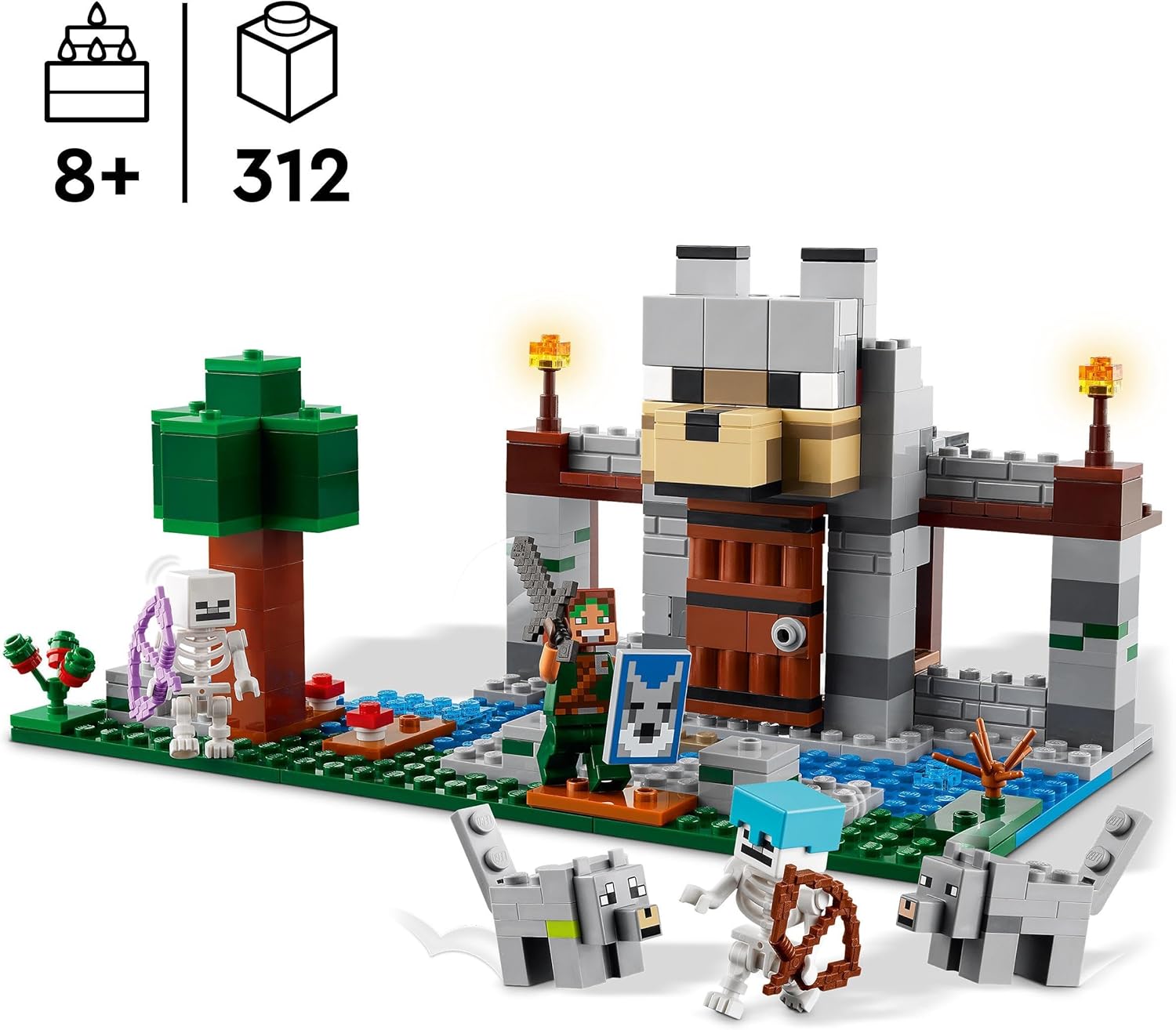 LEGO® Minecraft 21261 Vlčí pevnost - Obrázek 5