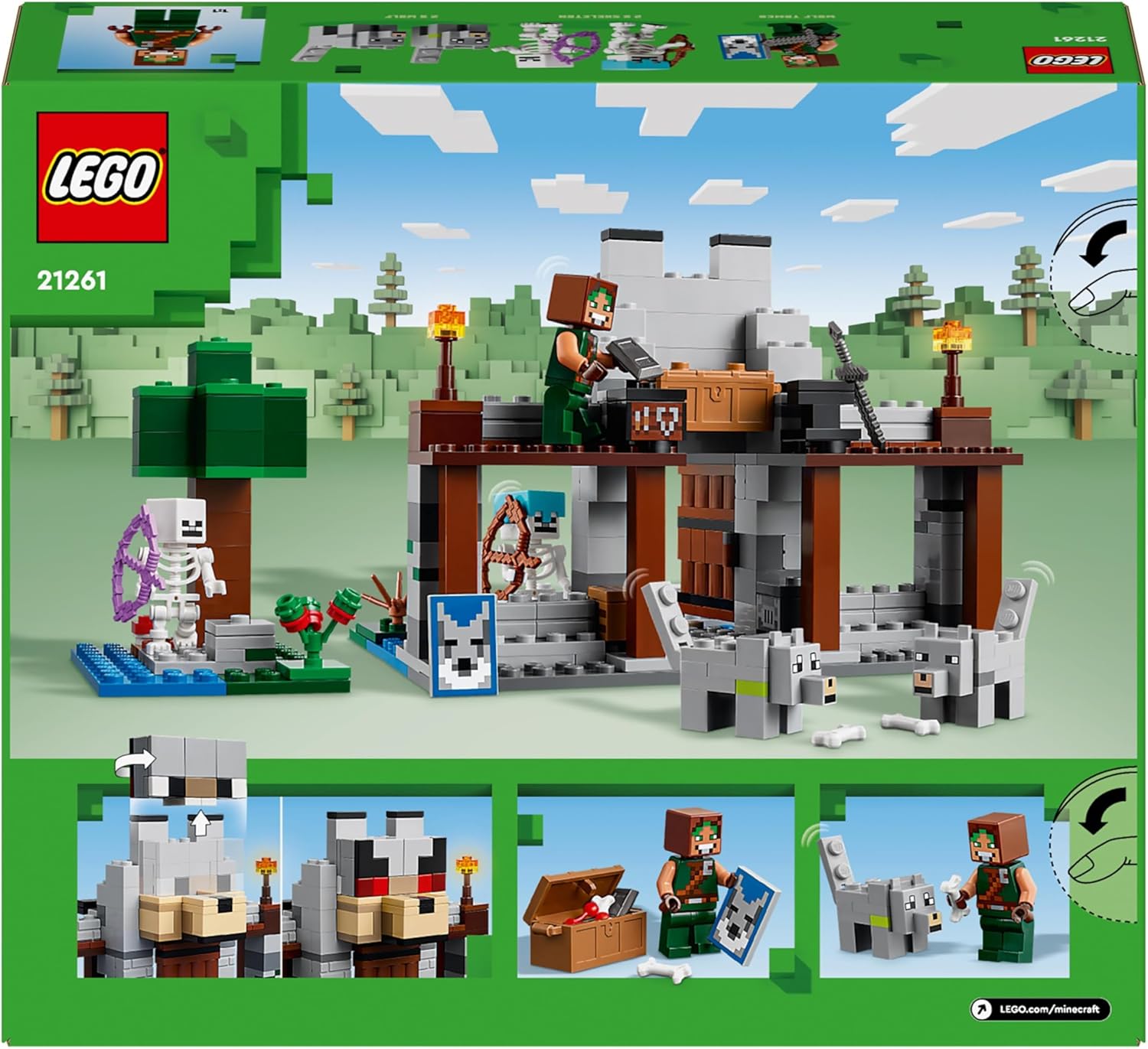 LEGO® Minecraft 21261 Vlčí pevnost - Obrázek 6