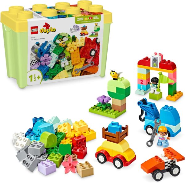 LEGO® DUPLO® 10439 Auta a náklaďáky – box s kostkami