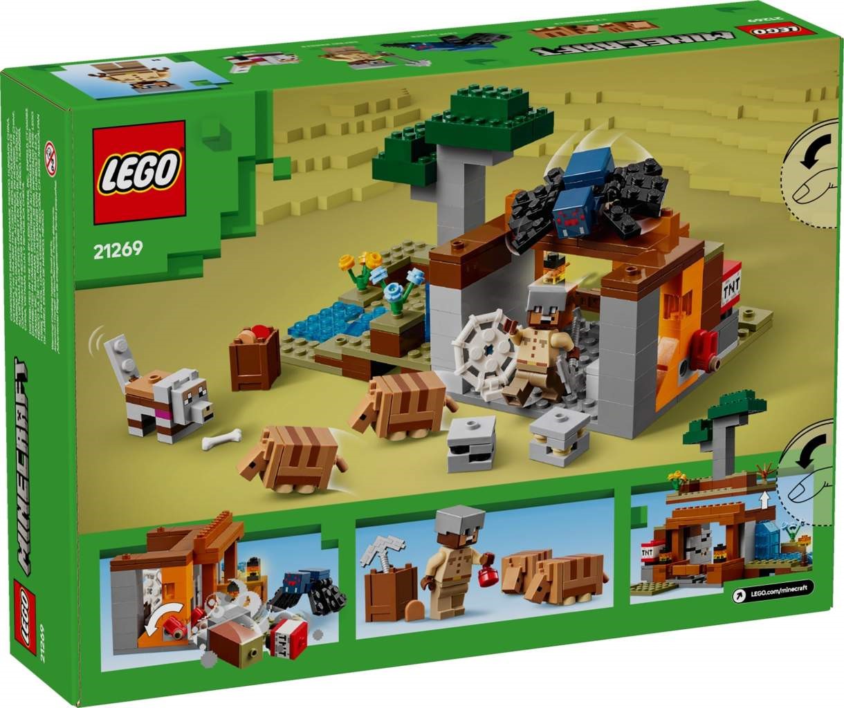 LEGO® Minecraft 21269 Výprava do dolu a pásovec - Obrázek 8