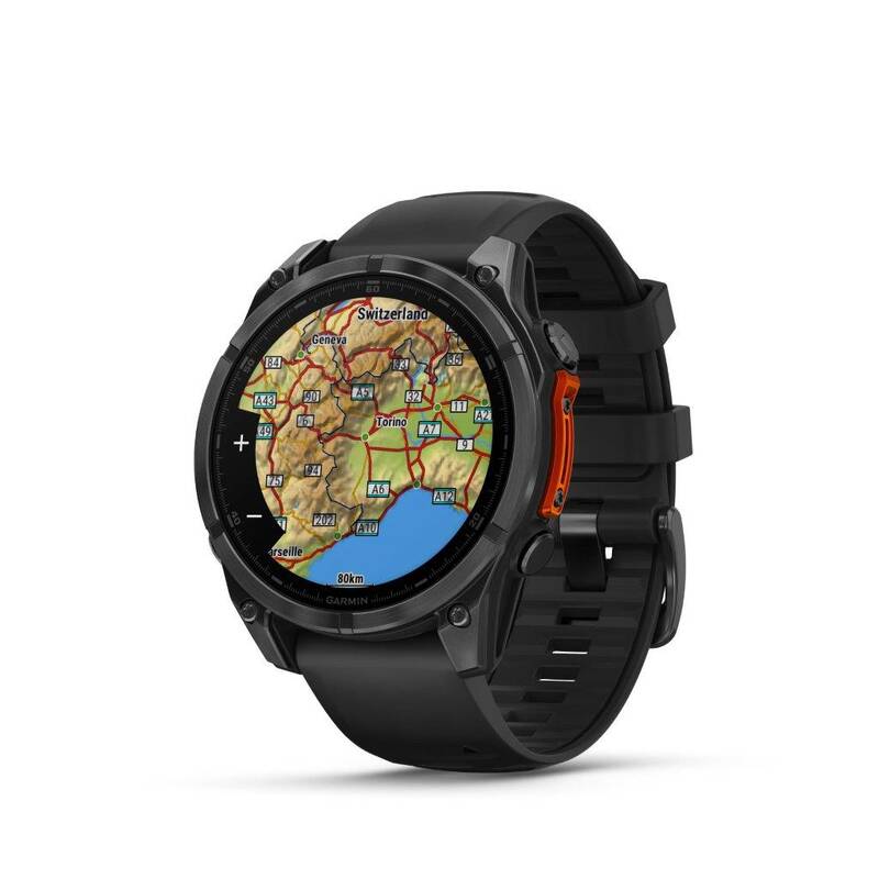 Garmin fenix 8 47 mm AMOLED - Slate Gray / Black Silicone Band - Obrázek 3