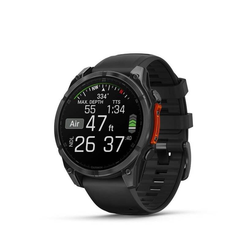 Garmin fenix 8 47 mm AMOLED - Slate Gray / Black Silicone Band - Obrázek 4