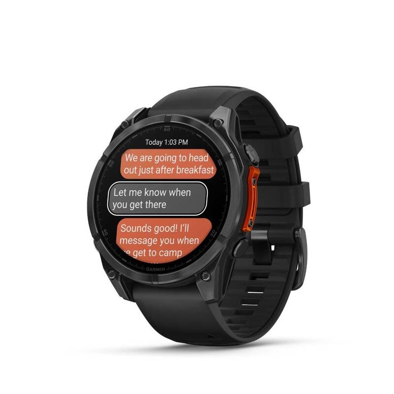 Garmin fenix 8 47 mm AMOLED - Slate Gray / Black Silicone Band - Obrázek 5