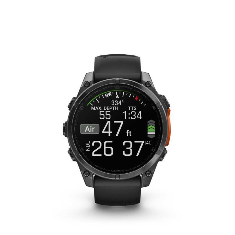 Garmin fenix 8 47 mm AMOLED - Slate Gray / Black Silicone Band - Obrázek 6