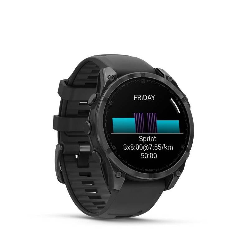 Garmin fenix 8 47 mm AMOLED - Slate Gray / Black Silicone Band - Obrázek 11