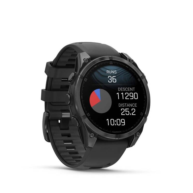 Garmin fenix 8 47 mm AMOLED - Slate Gray / Black Silicone Band - Obrázek 12