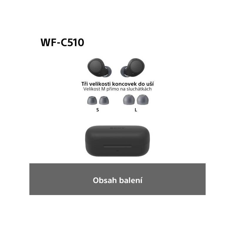 Sony WF-C510 (WFC510B.CE7) černá - Obrázek 2
