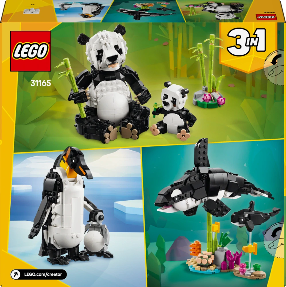 LEGO® Creator 3 v 1 31165 Divoká zvířata: Pandí rodinka - Obrázek 2
