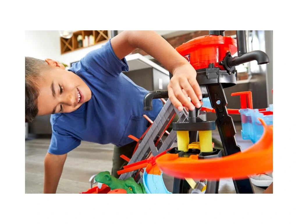 Hot Wheels City ultimátní automyčka s aligátorem - Obrázek 4