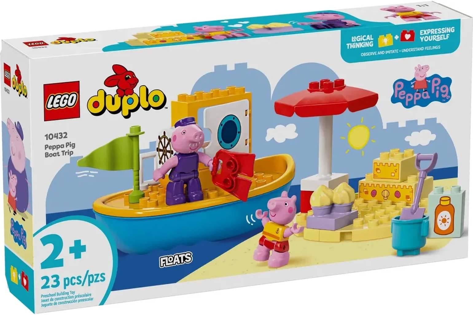 LEGO® DUPLO 10432 Prasátko Peppa a výlet na loďce - Obrázek 7