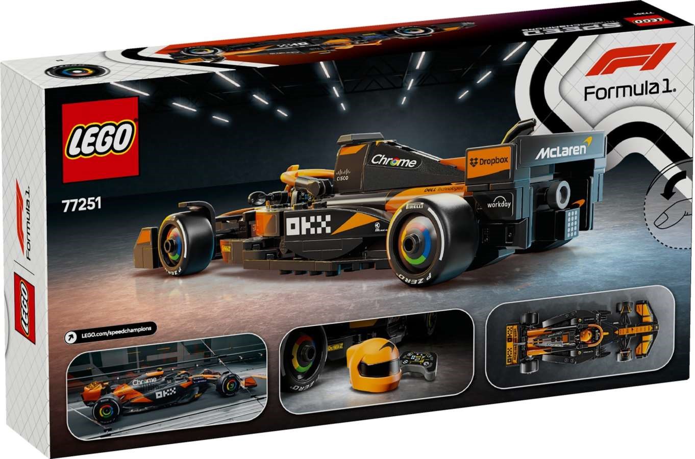 LEGO® Speed Champions 77251 Závodní auto McLaren F1® Team MCL38 - Obrázek 9