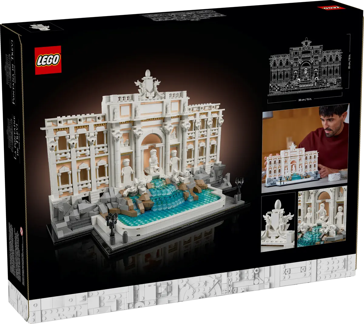 LEGO® Architecture 21062 Fontána di Trevi - Obrázek 2