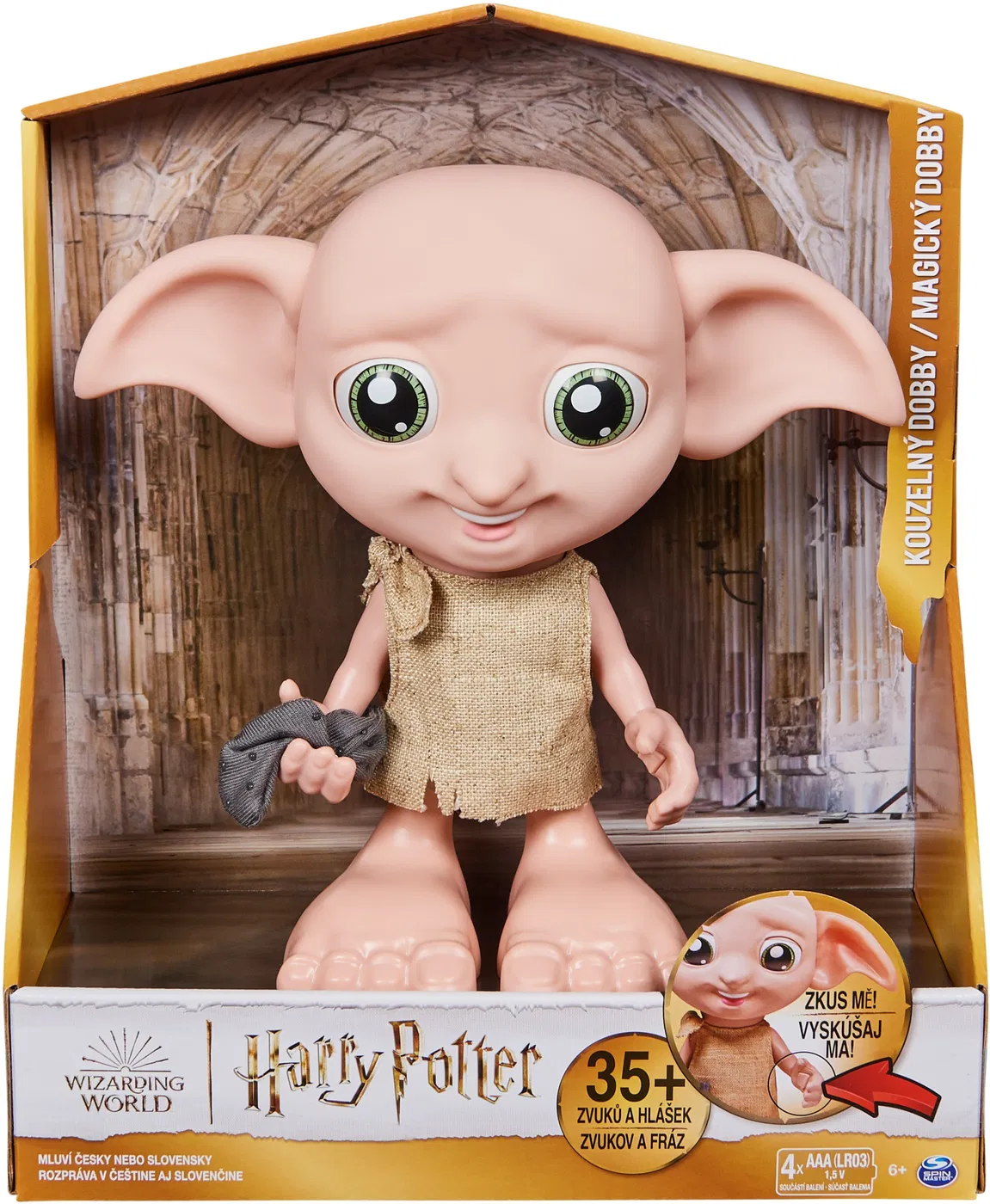 Spin Master Harry Potter Interaktivní mluvící Dobby CZ&SK - Obrázek 6