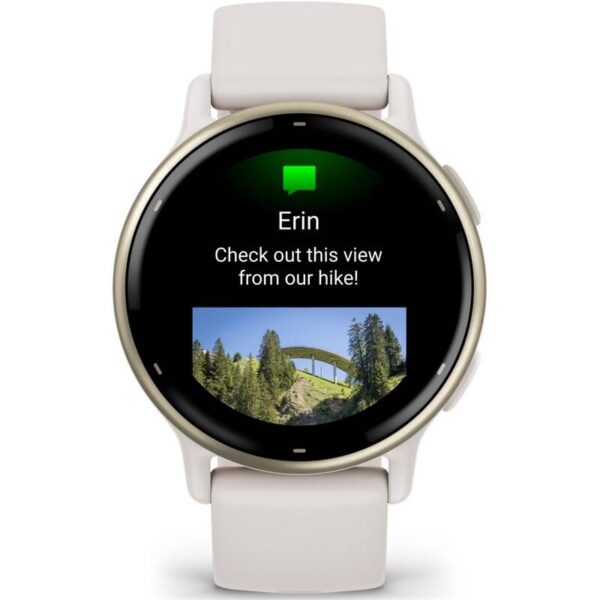 Garmin vívoactive 5 - Cream Gold / Ivory Silicone Band (010-02862-11)