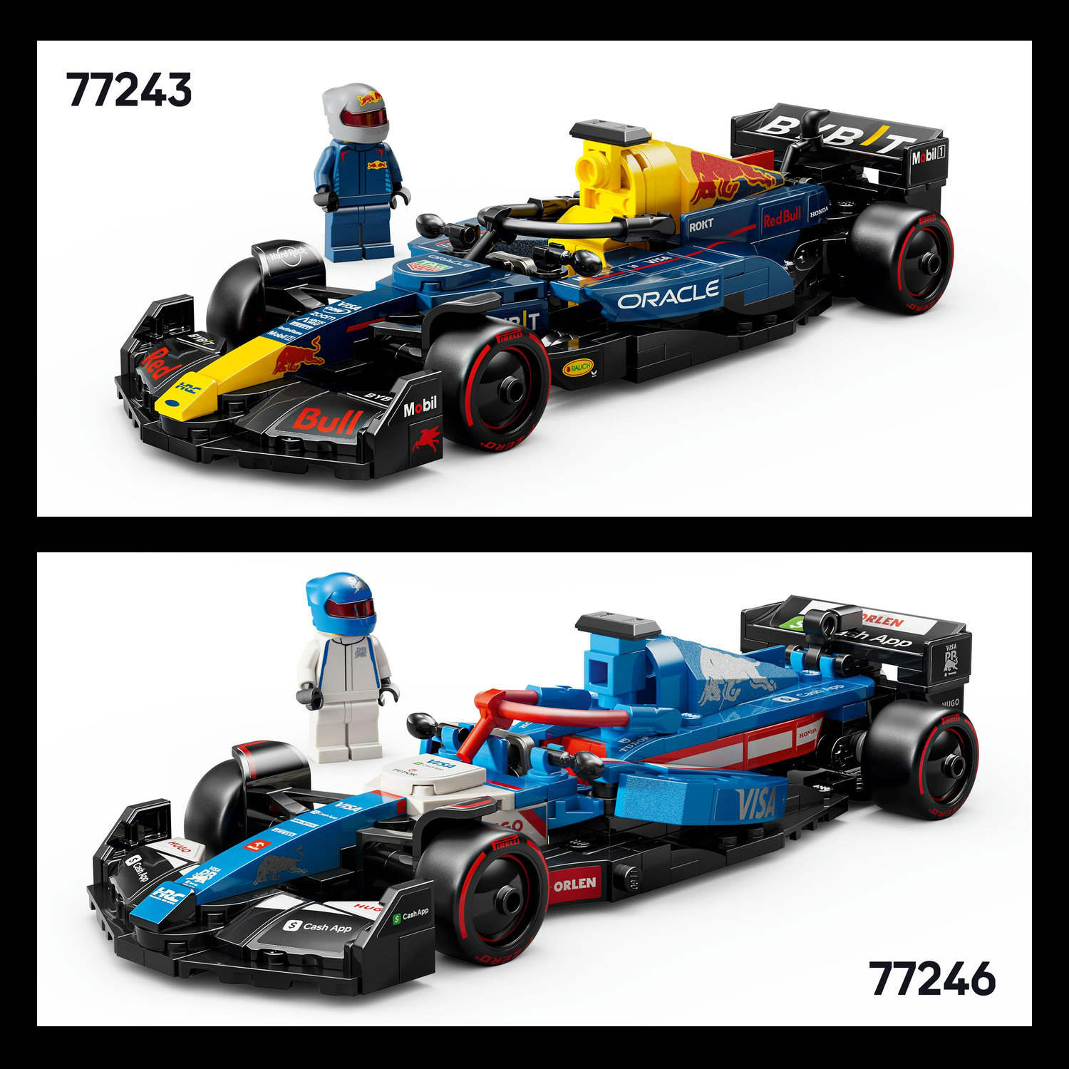 LEGO Speed Champions 77243 Závodní auto Oracle Red Bull Racing RB20 F1® - Obrázek 8