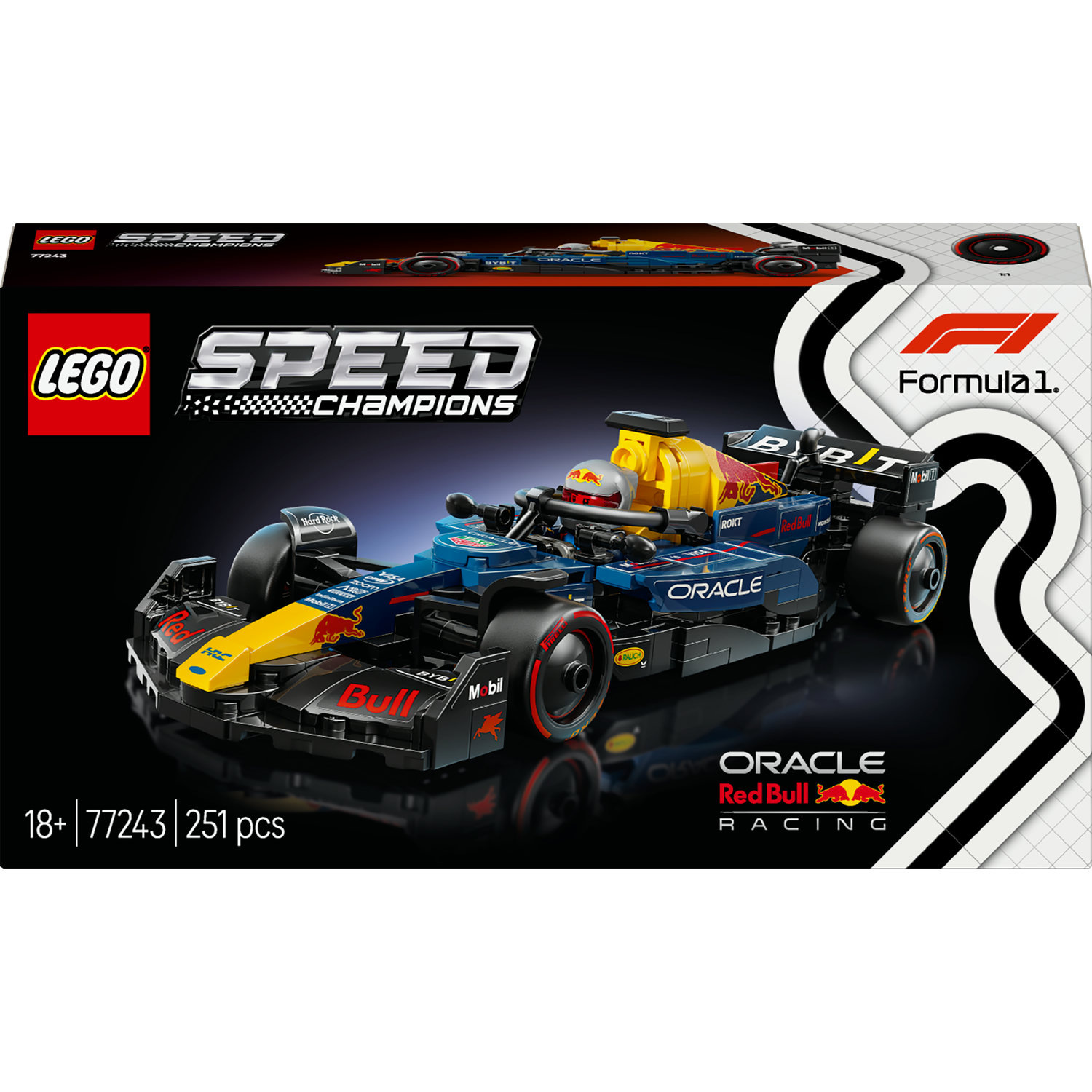 LEGO Speed Champions 77243 Závodní auto Oracle Red Bull Racing RB20 F1® - Obrázek 9