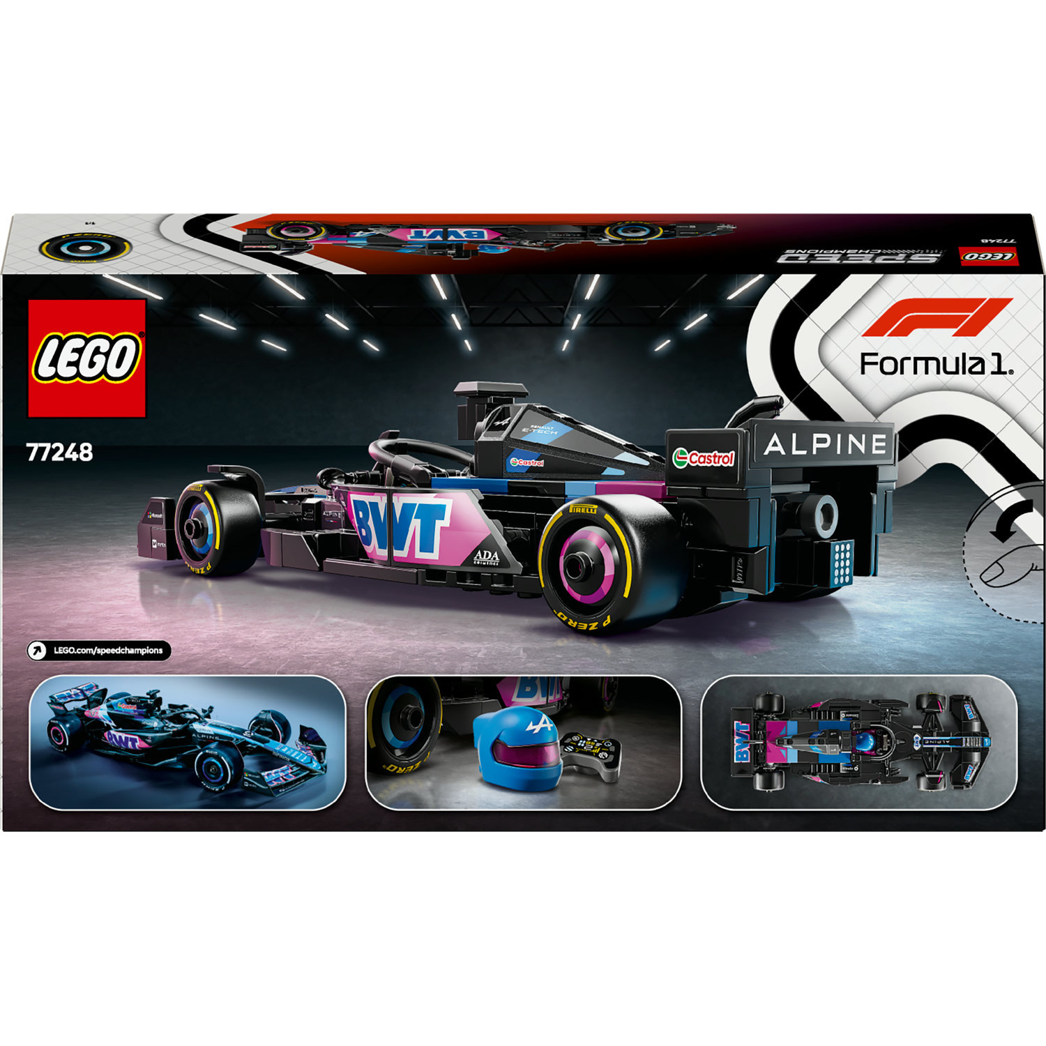 LEGO Speed Champions 77248 Závodní auto BWT Alpine F1® Team A524 - Obrázek 10