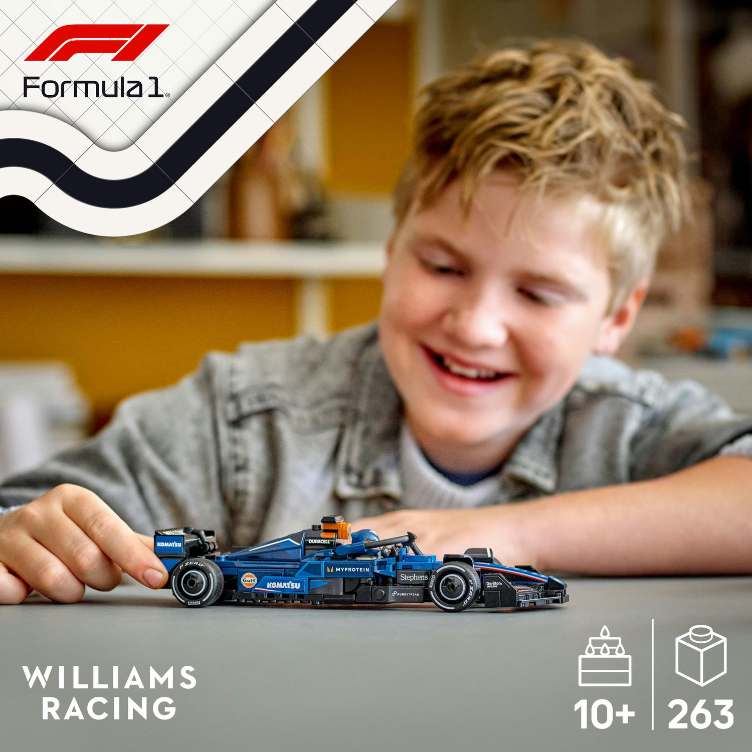 LEGO® Speed Champions 77249 Závodní auto Williams Racing FW46 F1 - Obrázek 3