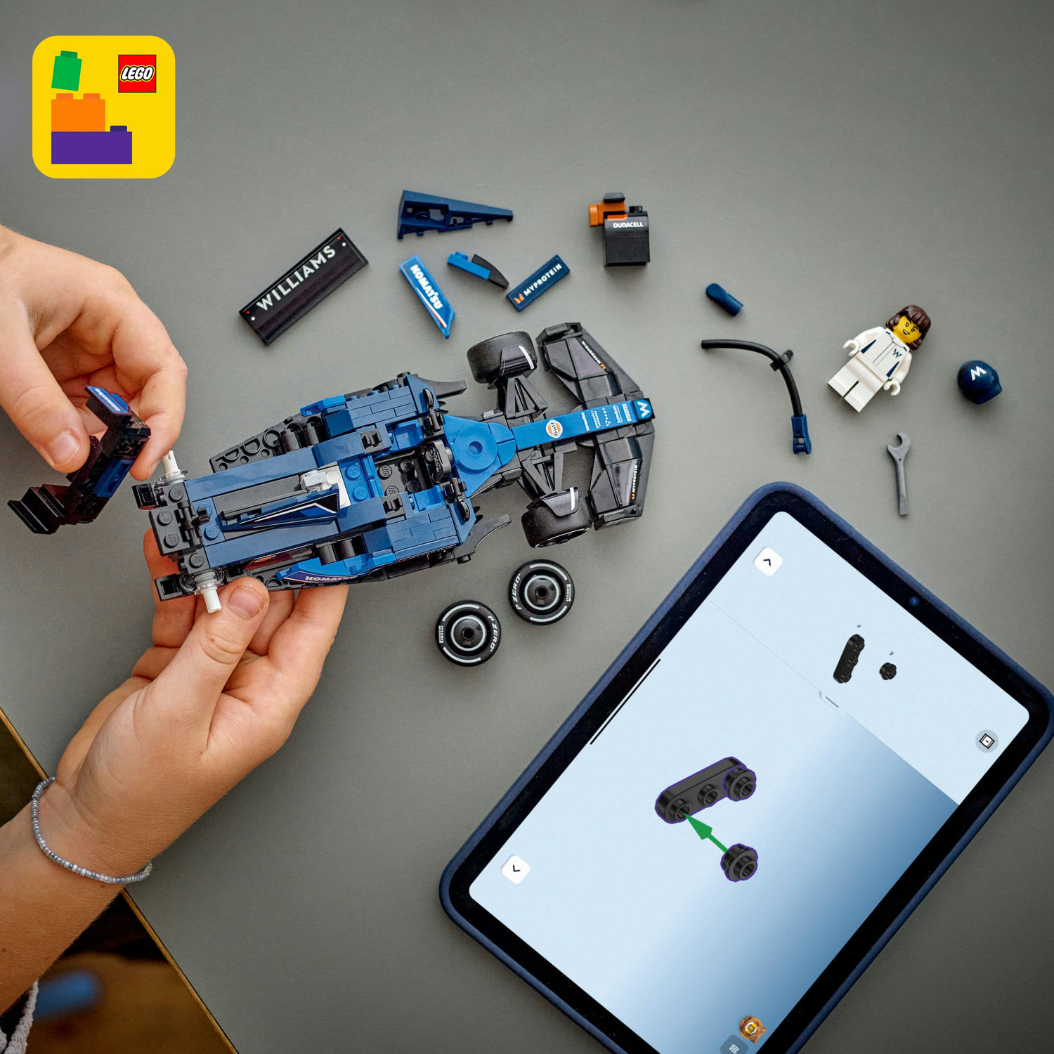 LEGO® Speed Champions 77249 Závodní auto Williams Racing FW46 F1 - Obrázek 7