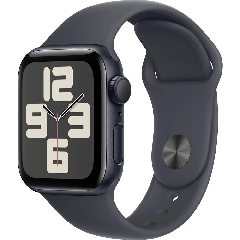 Apple Watch SE (2024) GPS 40 mm hliníkový plášť sportovní náramek Midnight M/L