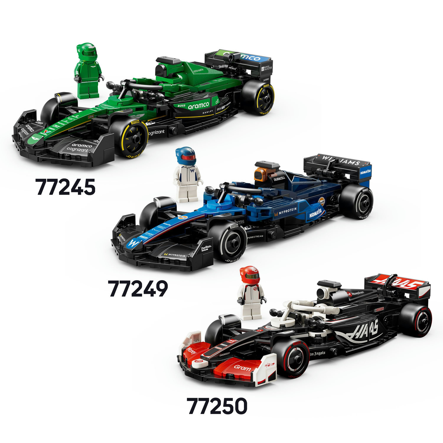 LEGO® Speed Champions 77247 Závodní auto KICK Sauber F1 Team C44 - Obrázek 8