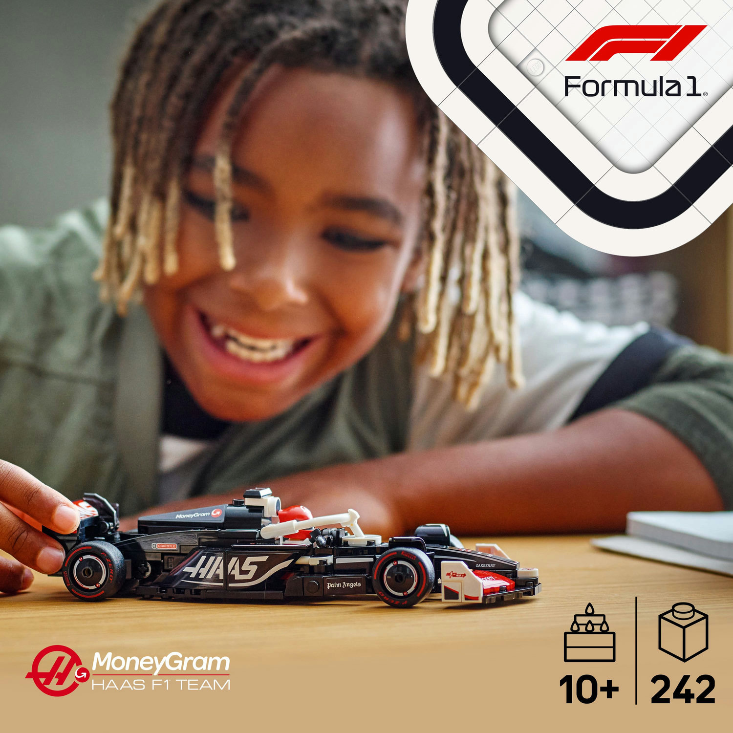 LEGO® Speed Champions 77250 Závodní auto MoneyGram Haas F1 Team VF-24 - Obrázek 3