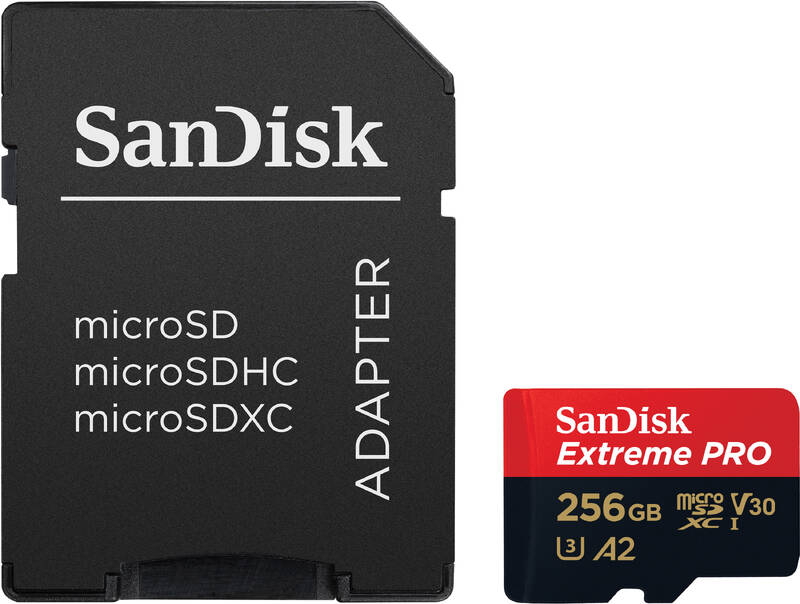 SanDisk Extreme PRO microSDXC karta 256 GB SDSQXCD-256G-GN6MA - Obrázek 2