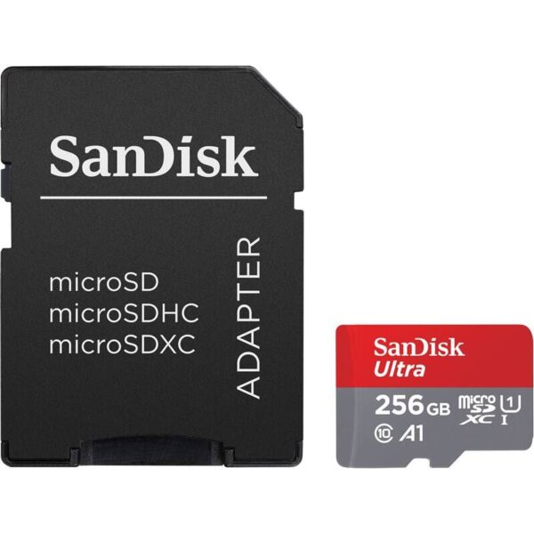 SanDisk MicroSDXC Ultra 256GB + SD adaptér SDSQUAC-256G-GN6MA