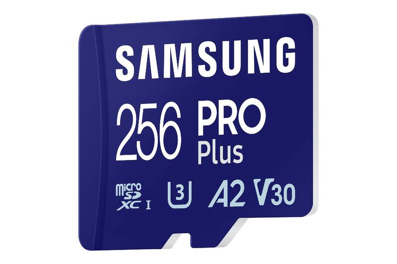 Samsung Micro SDXC PRO Plus 256GB UHS-I U3 (180R/130W) + SD adaptér (MB-MD256SA/EU) - Obrázek 6