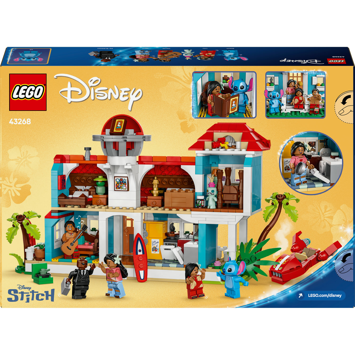 LEGO® Disney 43268 Lilo a Stitch a domek na pláži - Obrázek 2