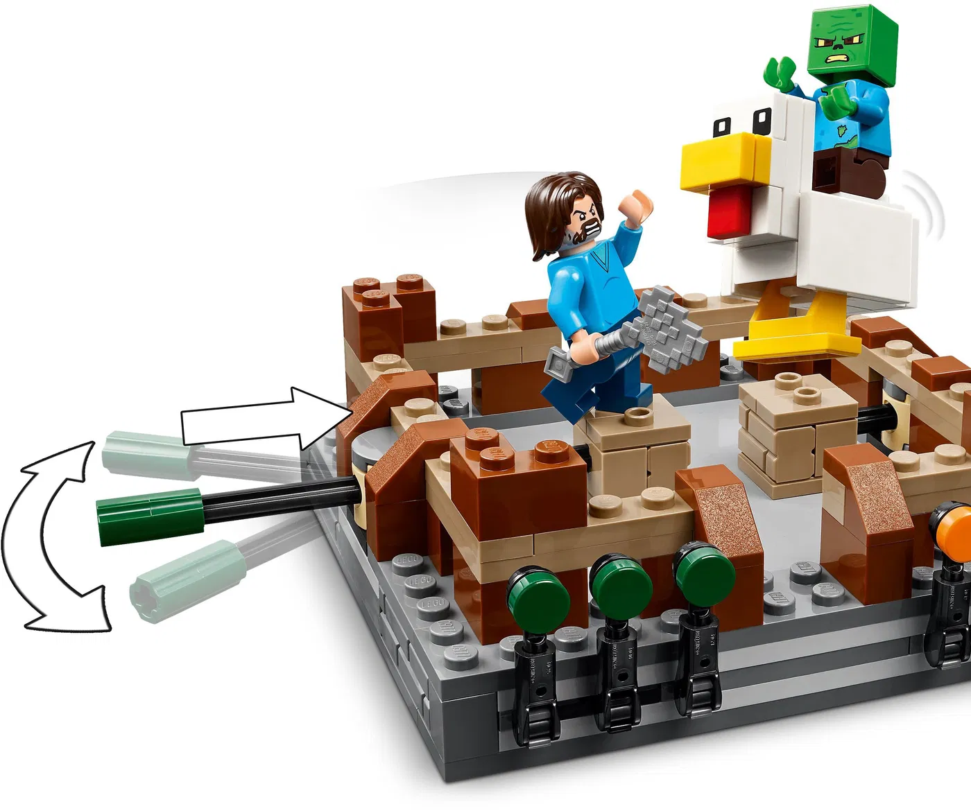 LEGO® Minecraft® 21272 Bojový ring v Lesním sídle - Obrázek 3