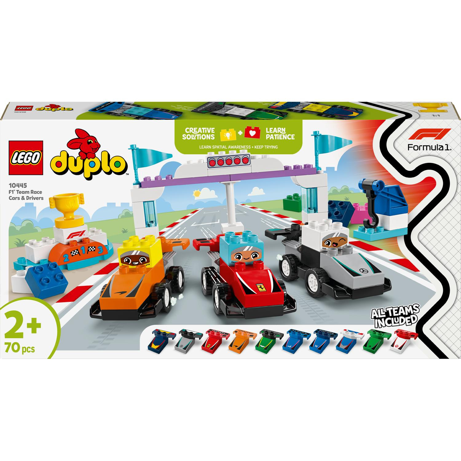 LEGO® DUPLO® 10445 Závodní auta a řidiči týmu F1 - Obrázek 3